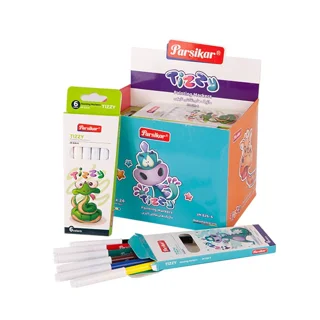 ماژيک نقاشی 6 رنگ جعبه مقوايی بلند کد 826/6