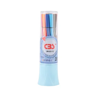 ماژیک نقاشی 12 رنگ با نوک (Brush) حرفه‌ای کد JM425-12