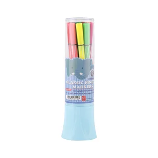 ماژیک نقاشی 12 رنگ با نوک (Brush) حرفه‌ای کد JM425-12