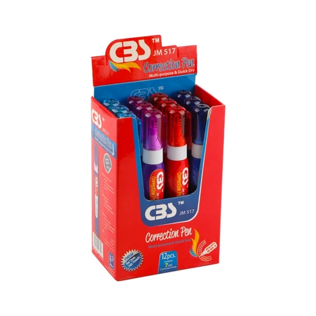 لاک غلط گیر بدنه رنگی قلمی با حجم مایع 7 میلی‌لیتر کد JM517