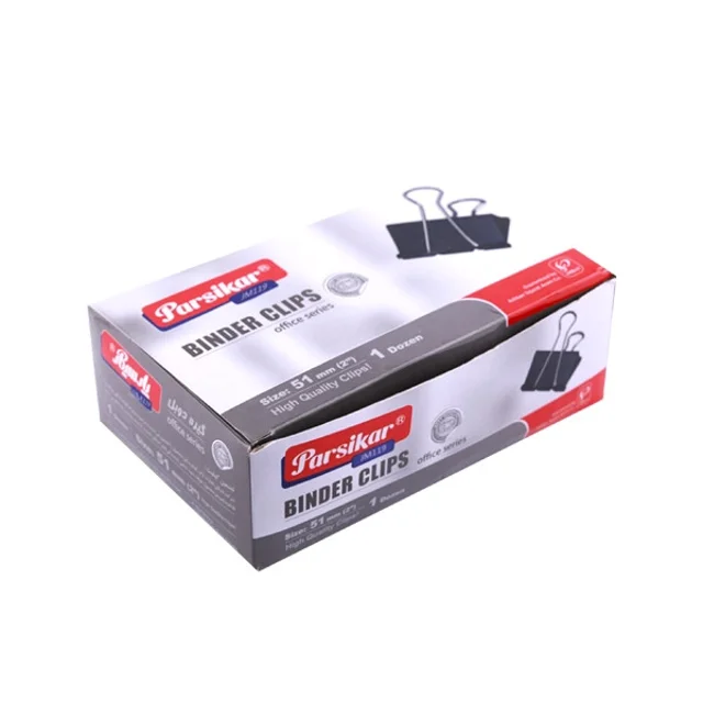 گیره کاغذ پارسیکار مدل JM119 بسته 12 تایی 102066254
