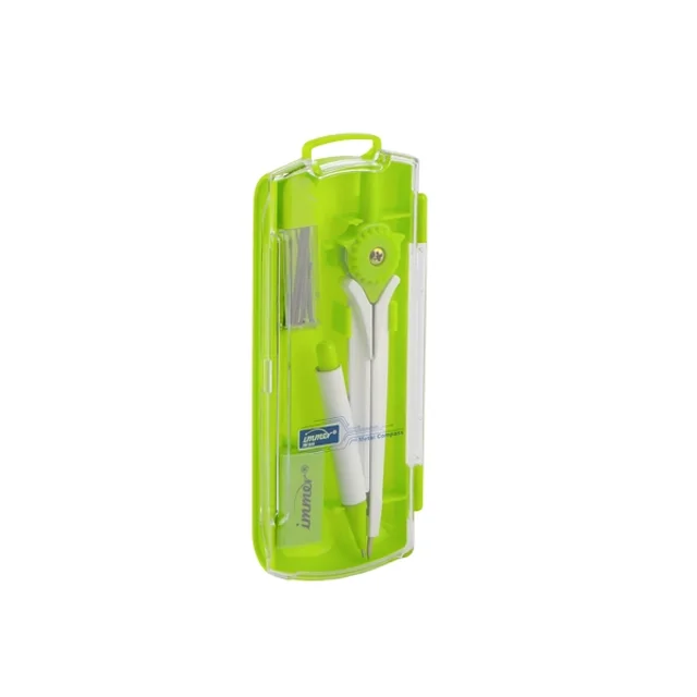 ست پرگار اتودی فلزی ایمر همراه با نوک و پاک‌کن کد JM945
