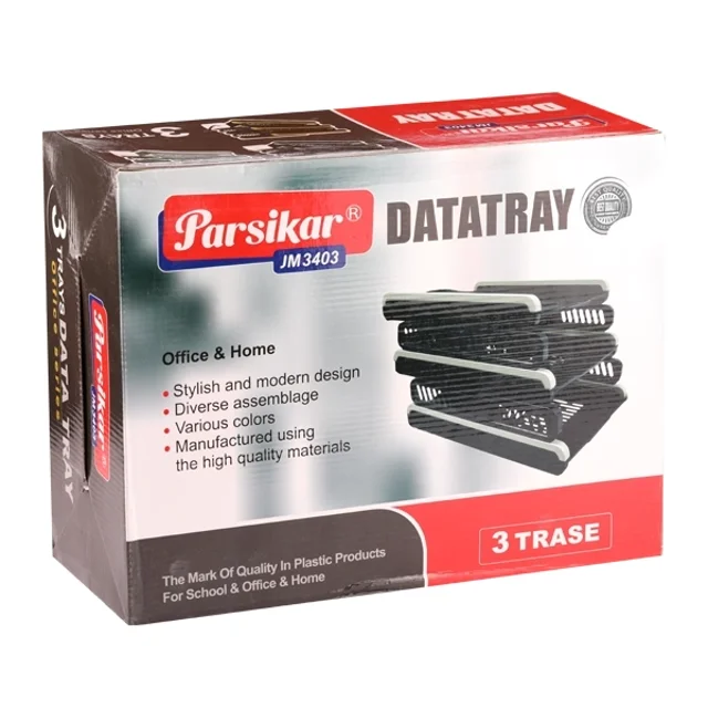 کازیه پایه‌دار سه طبقه کشویی متحرک کد JM3403