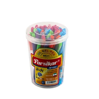 خودكار رنگی ريزنويس گريپ دار بدنه دودی در چندين رنگ فسفری0.7 کد JM109C