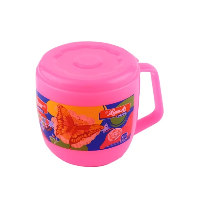 لیوان در دو مدل نی‌دار و درب‌دار پارسیکار کد JM5010