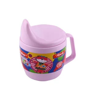 لیوان در دو مدل نی‌دار و درب‌دار پارسیکار کد JM5010
