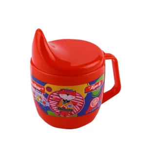 لیوان در دو مدل نی‌دار و درب‌دار پارسیکار کد JM5010