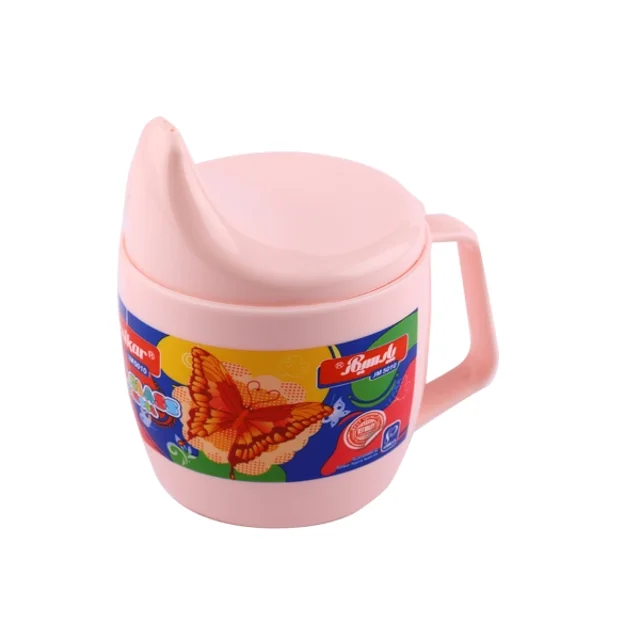 لیوان در دو مدل نی‌دار و درب‌دار پارسیکار کد JM5010