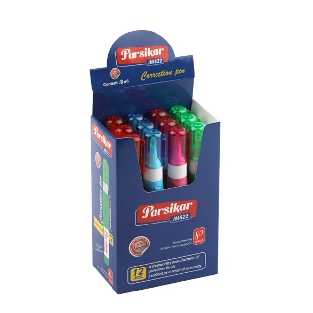 لاک غلط گیر بدنه رنگی قلمی با حجم مایع 8 میلی‌لیتر کد  JM622