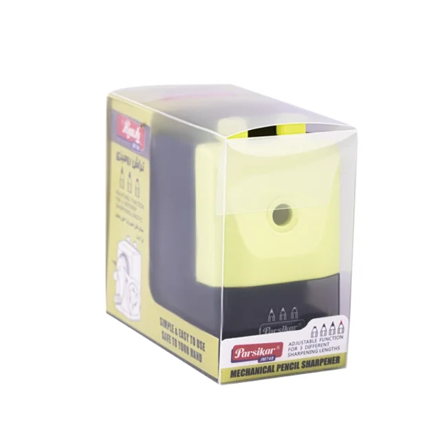 تراش رومیزی فانتزی با تیغ تمام فلزی طرح مکعبی کد JM748