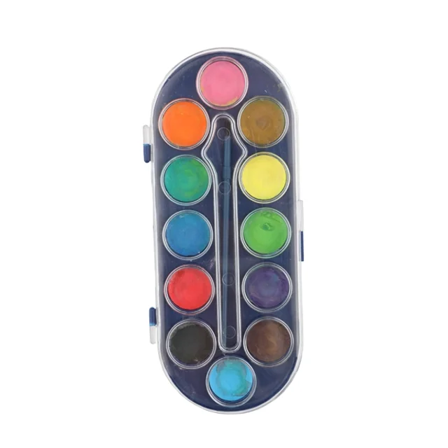 ابرنگ 12 رنگ پارسیکار + قلمو کد JM 777-12